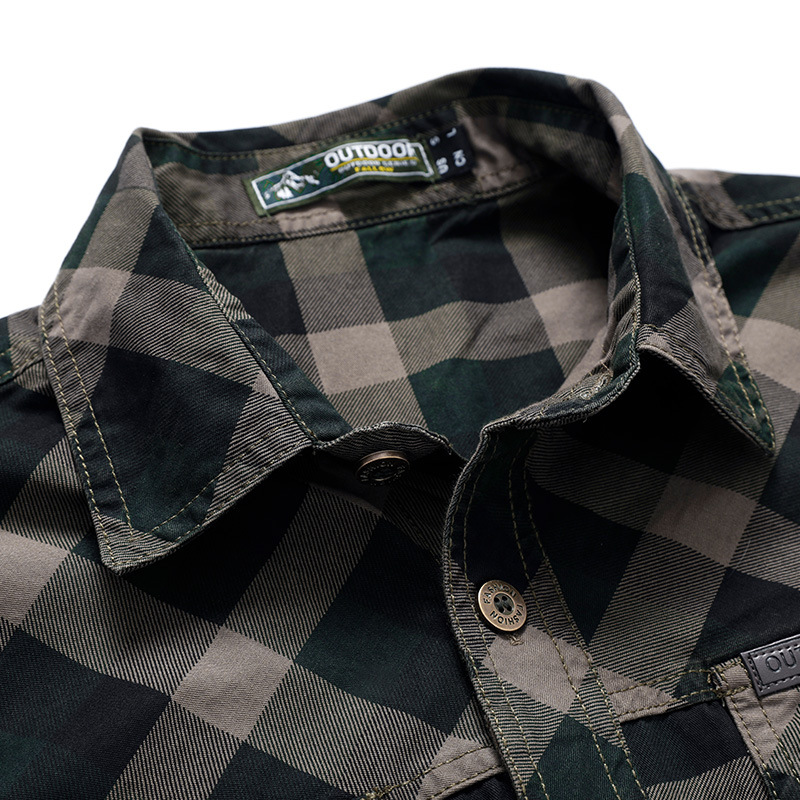 Camisas informales a cuadros p - Flannel Shirt Lined reseña y precio